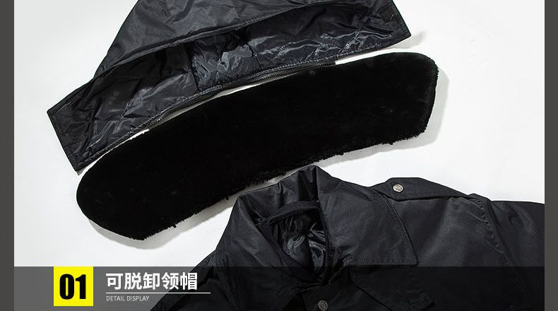 冬季保安棉服定做細節工藝